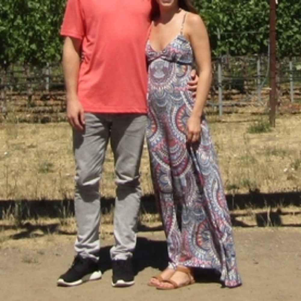 Billabong Colorful Paisley Maxi Dress